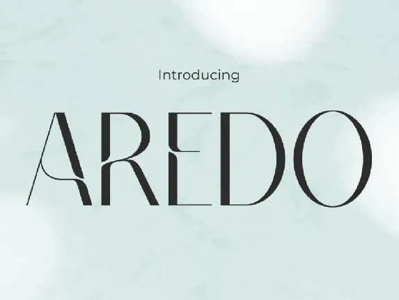 AREDO font