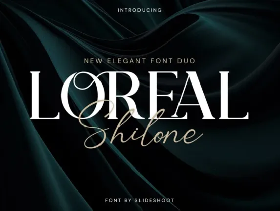 Loreal Shilone font