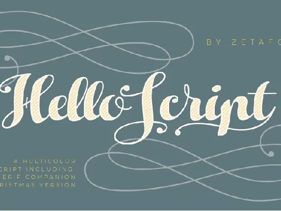 Hello Script Free font