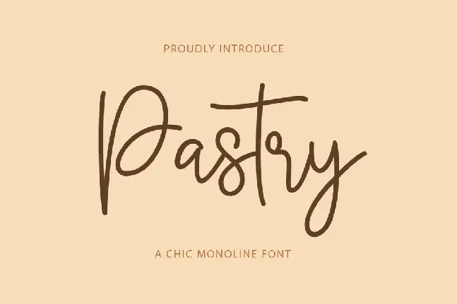 Pastry - Personal Use font