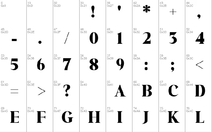 Qia Display font