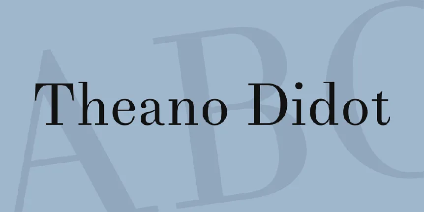 Theano Didot font