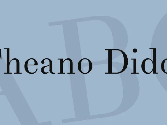 Theano Didot font