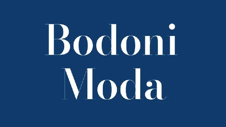 Bodoni Moda Family font