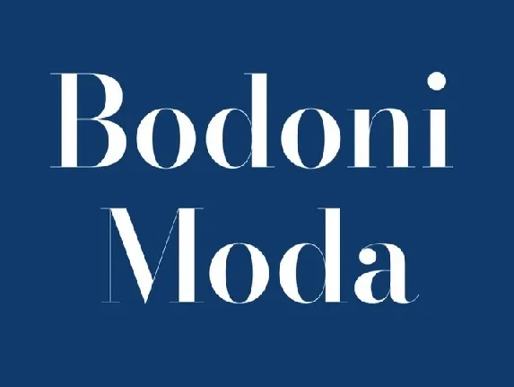 Bodoni Moda Family font