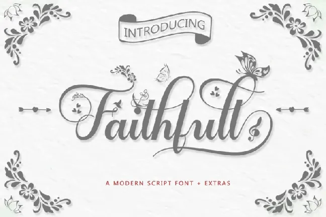 Faithful Typeface font