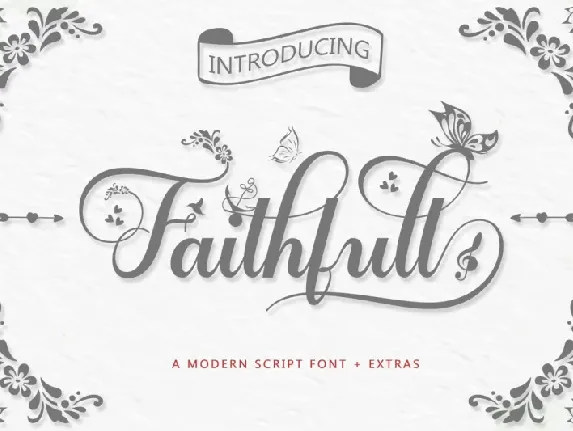 Faithful Typeface font