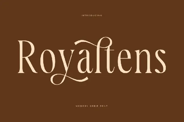 Royaltens DEMO VERSION font