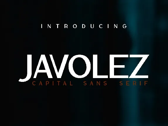 Javolez font