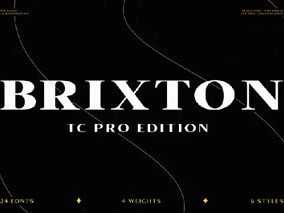 Brixton Pro font