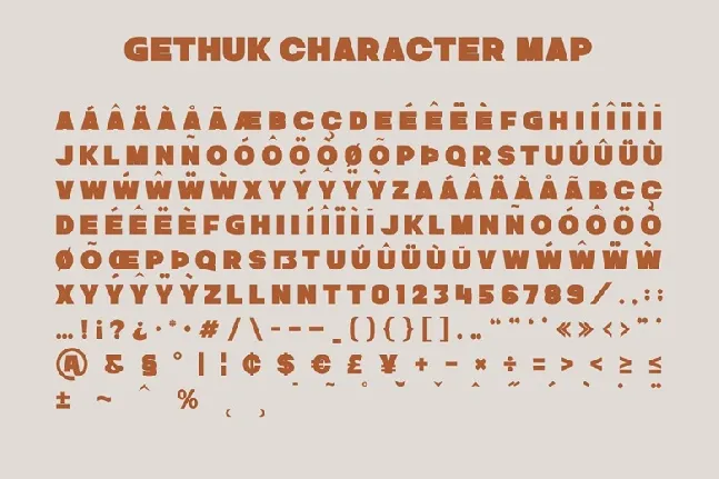 Gethuk font