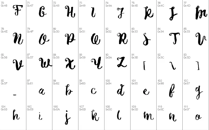 Michelle Free font