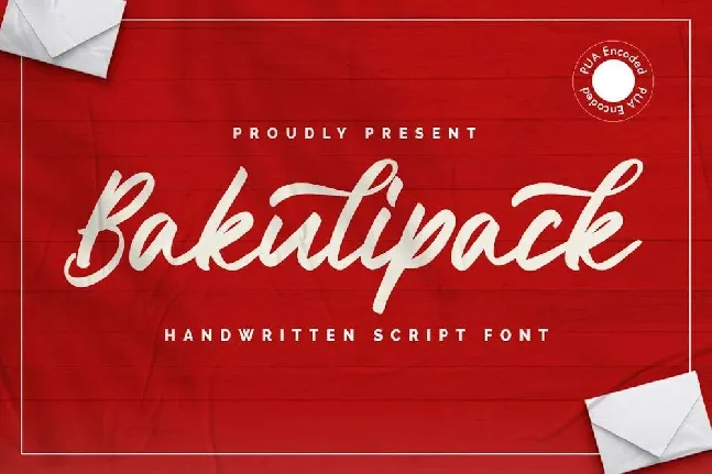 Bakulipack font