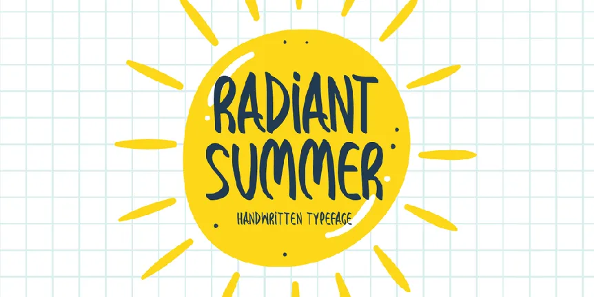 Radiant Summer font