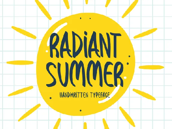 Radiant Summer font