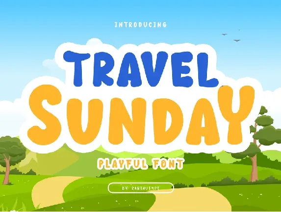 Travel Sunday font