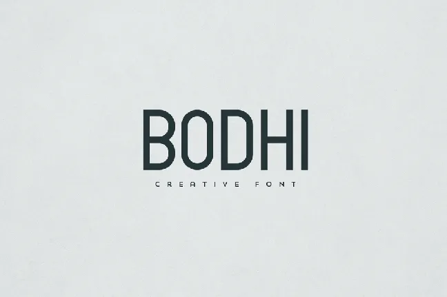 Bodhi font