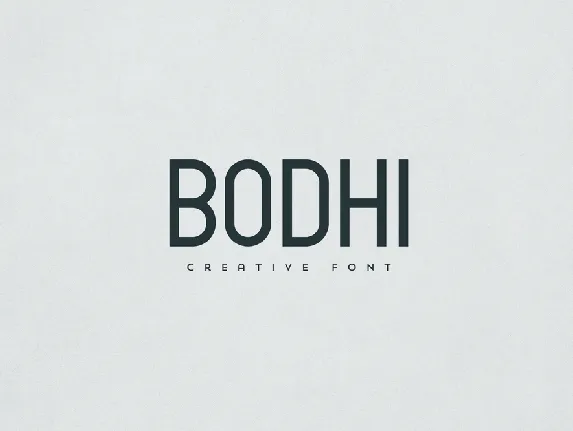 Bodhi font