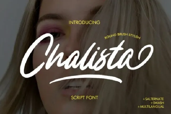 Chalista Brush Script font