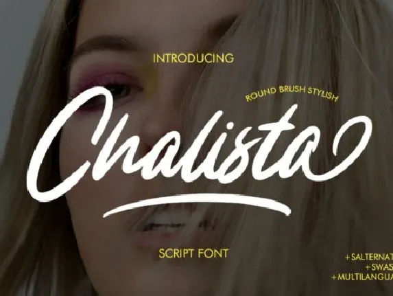 Chalista Brush Script font