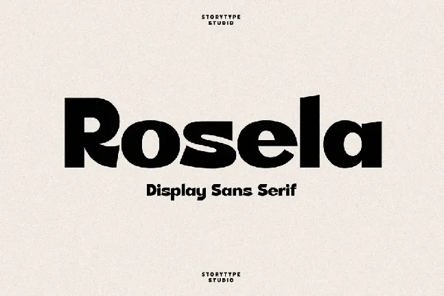 Rosela Typeface font