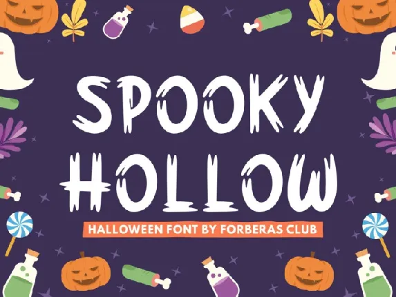 Spooky Hollow font