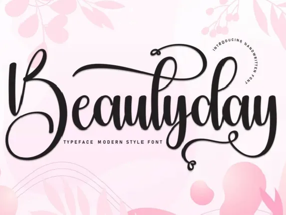 Beautyday Script font