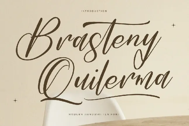 Brasteny Quilerma DEMO VERSION font