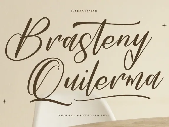 Brasteny Quilerma DEMO VERSION font