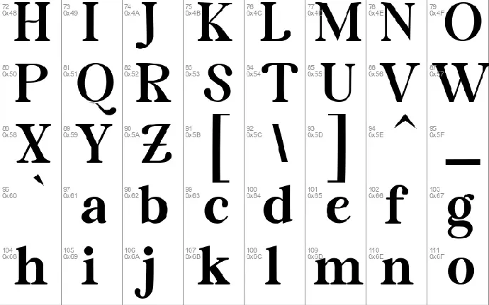 Sandia Mangon font