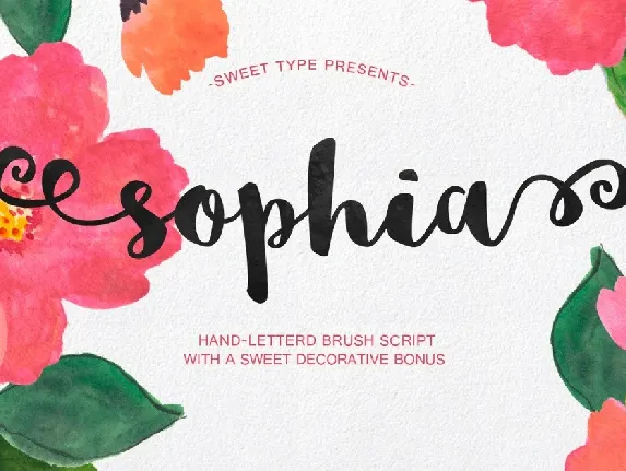 Sophia Free font