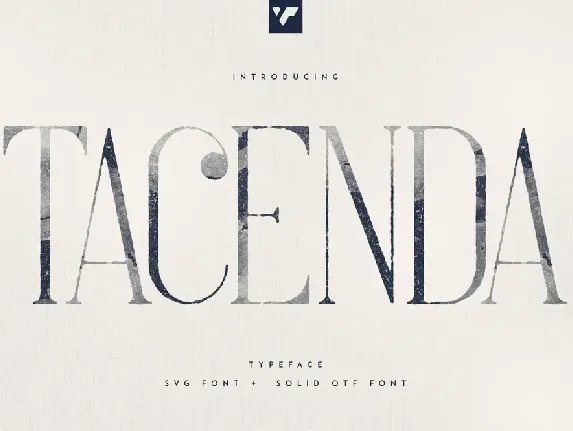 Tacenda Demo font