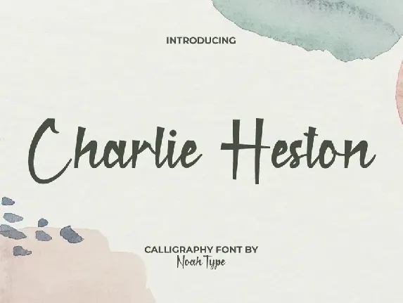 Charlie Heston Demo font