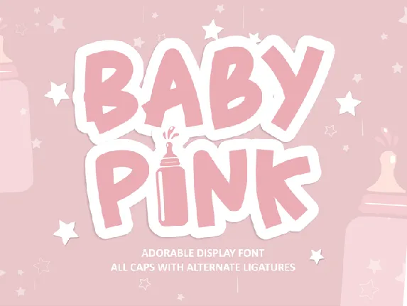 Baby Pink font