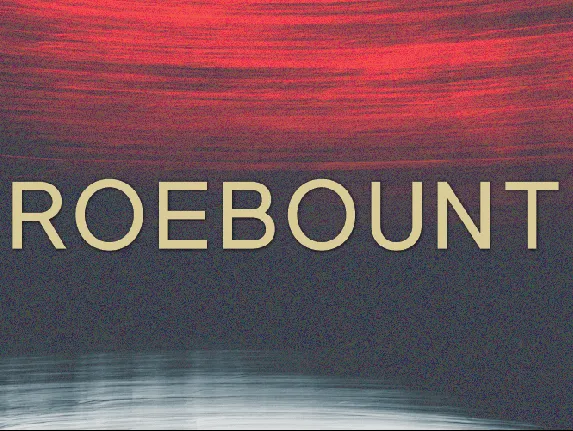 Roebount font