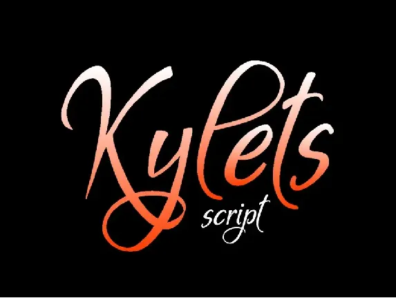 Kylets font