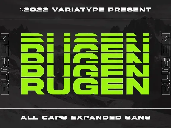 Rugen font