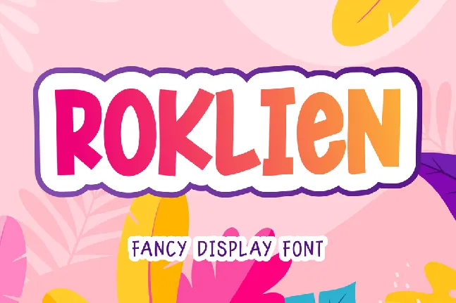 Roklies font