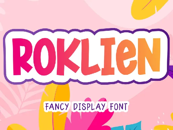 Roklies font