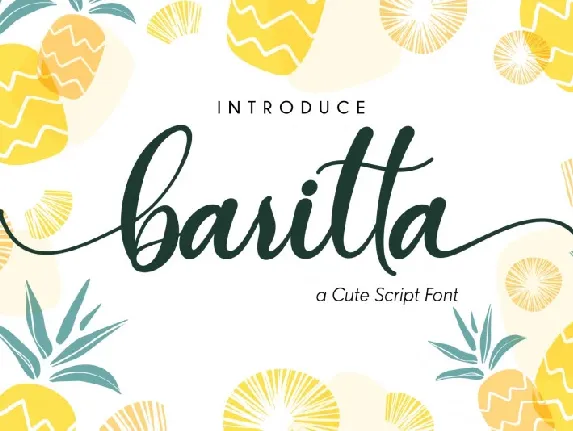 Baritta font