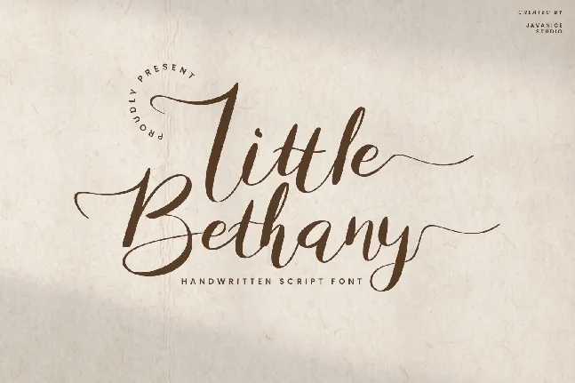 Little Bethany font