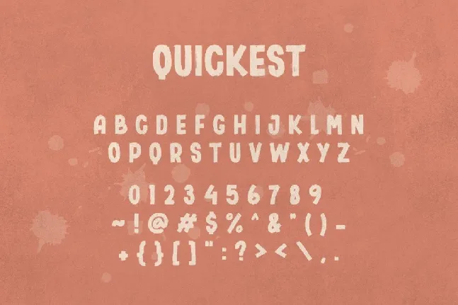 Quickest font