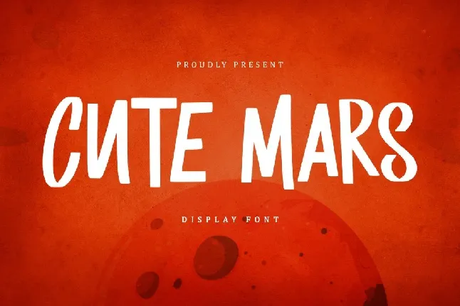 Cute Mars - Personal Use font