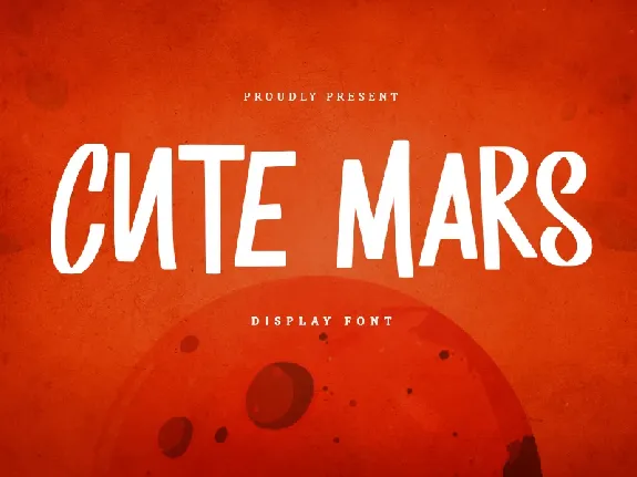 Cute Mars - Personal Use font