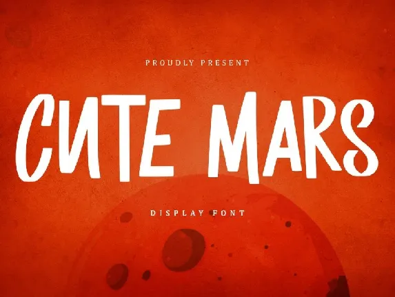 Cute Mars - Personal Use font