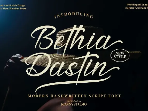 Bethia Dastin font