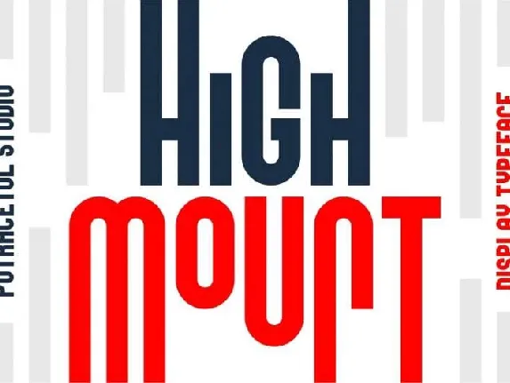 High Mount Typeface Free font