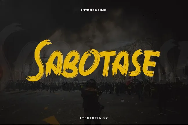 Sabotase font