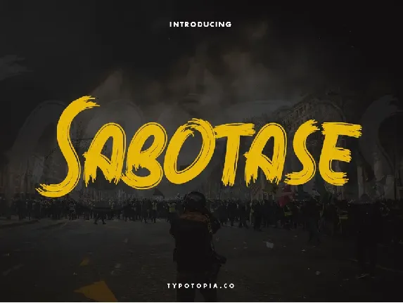 Sabotase font