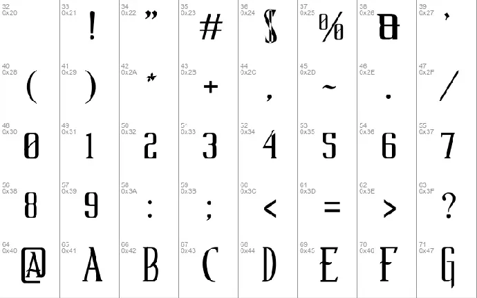 Schindlerâ€™s Font